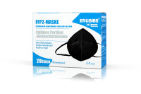 Hygisun FFP2-Maske ohne Ventil schwarz Hygisun FFP2-Maske ohne Ventil schwarz