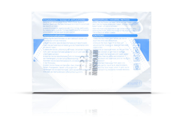 Hygisun FFP3-Maske ohne Ventil